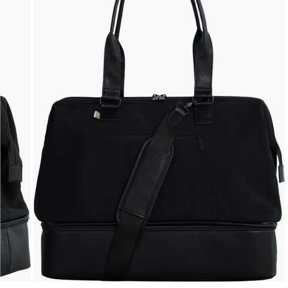 BEIS The Weekend Travel Bag BLACK - Picture 2 of 11